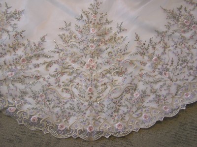 Davinci Bridal on Nwot Davinci Bridal Gown Wedding Dress Iv Multi Flowers   Ebay