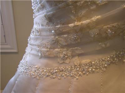 Prom Dress Stores Michigan on Nwot Maggie Sottero  1450 Wedding Dress Bridal Gown Corset Lace Up