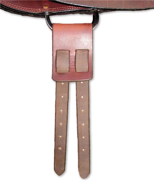 Brown Leather Western Girth Cinch Saddle Converter, Convert to use