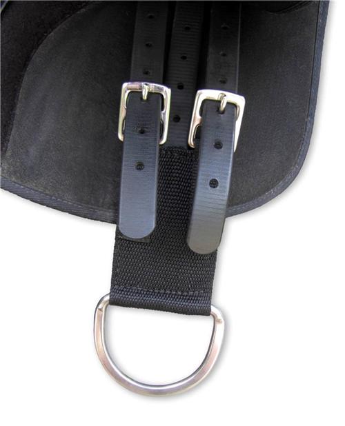 Black bing English Girth Saddle Converter, Convert to use Western