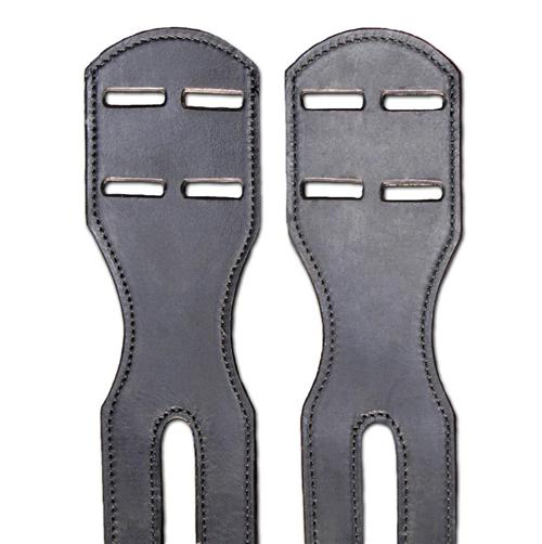 Black Leather Western Saddle Girth Cinch Converter, Convert to use