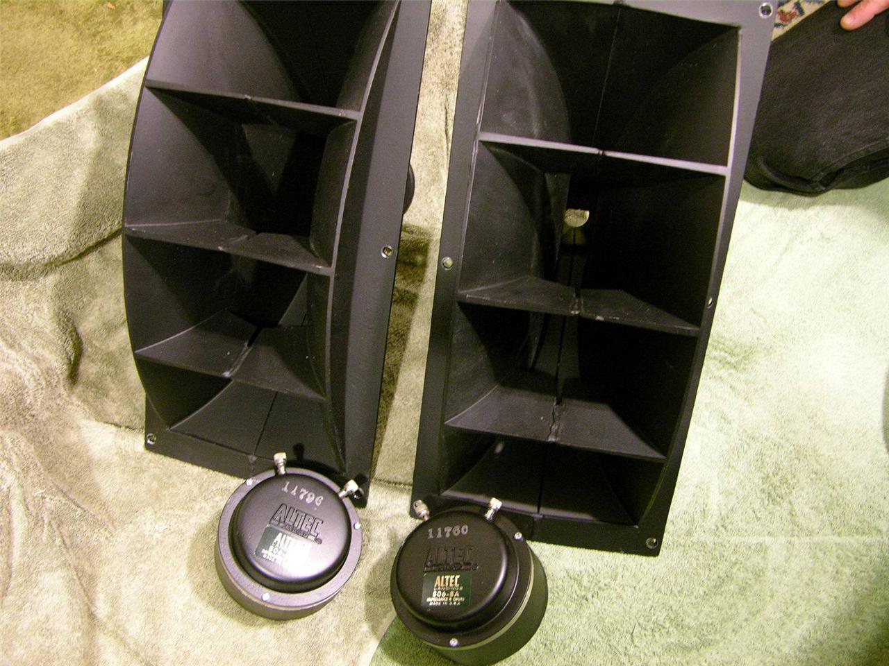2 X vintage Altec Horns and Drivers 811 8068A all original eBay