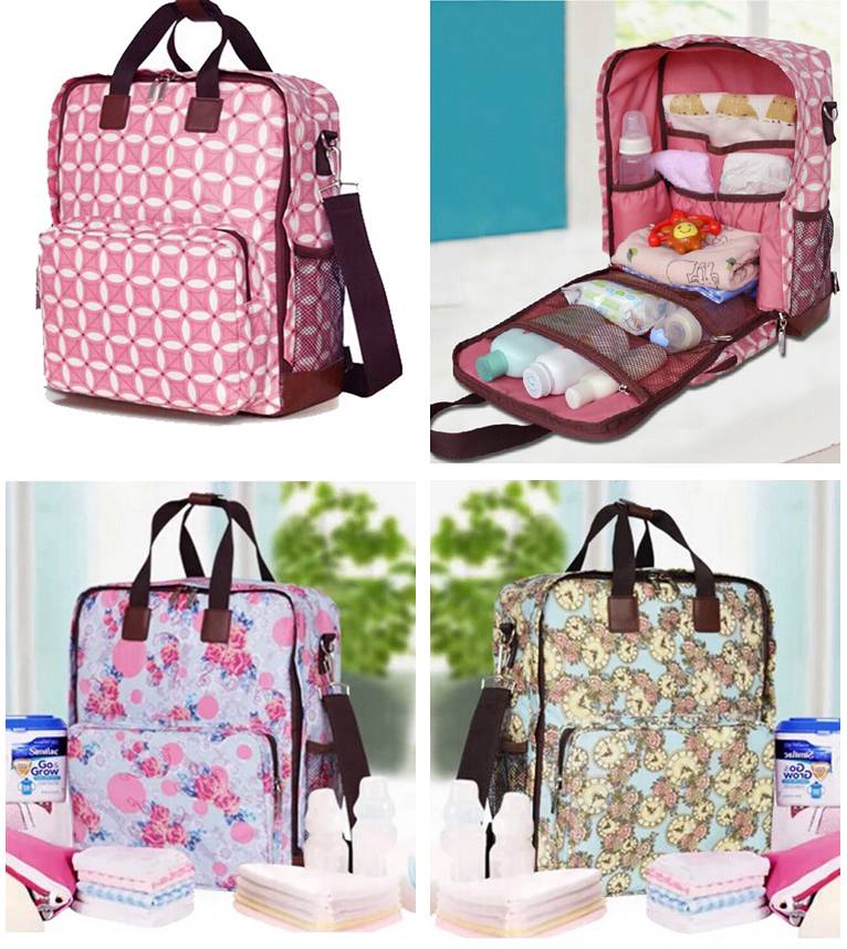 Fashion Tote Cross Body Backpack 3 Ways Taking Baby Nappy Bag Diaper Bag--LCY020 | eBay