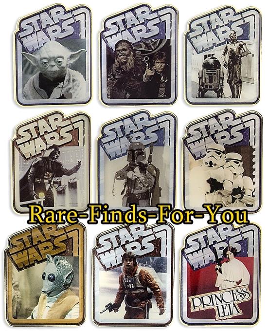 star wars mystery pin set