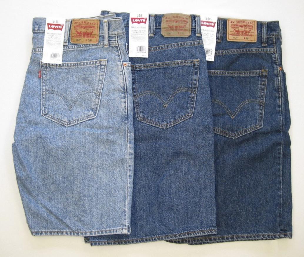 levi's 550 relaxed fit mens jean shorts