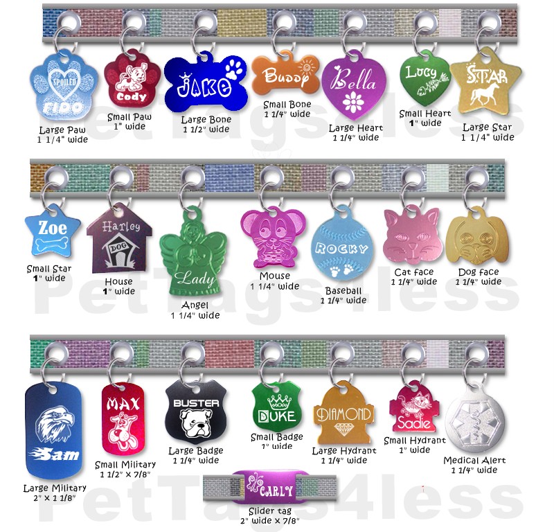 DOUBLE SIDED ** Custom engraved Dog Tag Cat Pet ID Tags eBay