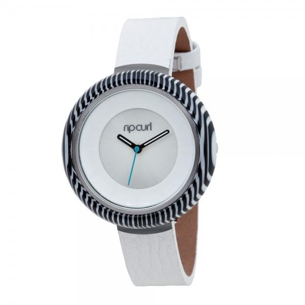 Rip Curl MIST Acetate STRIPE Leather Band Womens Waterproof Surf Watch