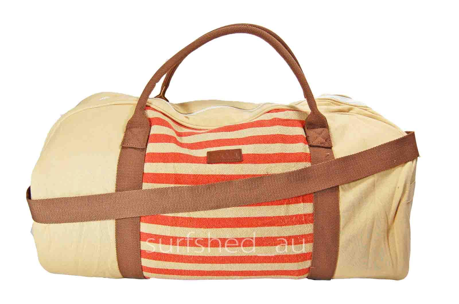 RIP Curl Tara Canvas Gear BAG Womens Travel Overnight Shoulder Duffle