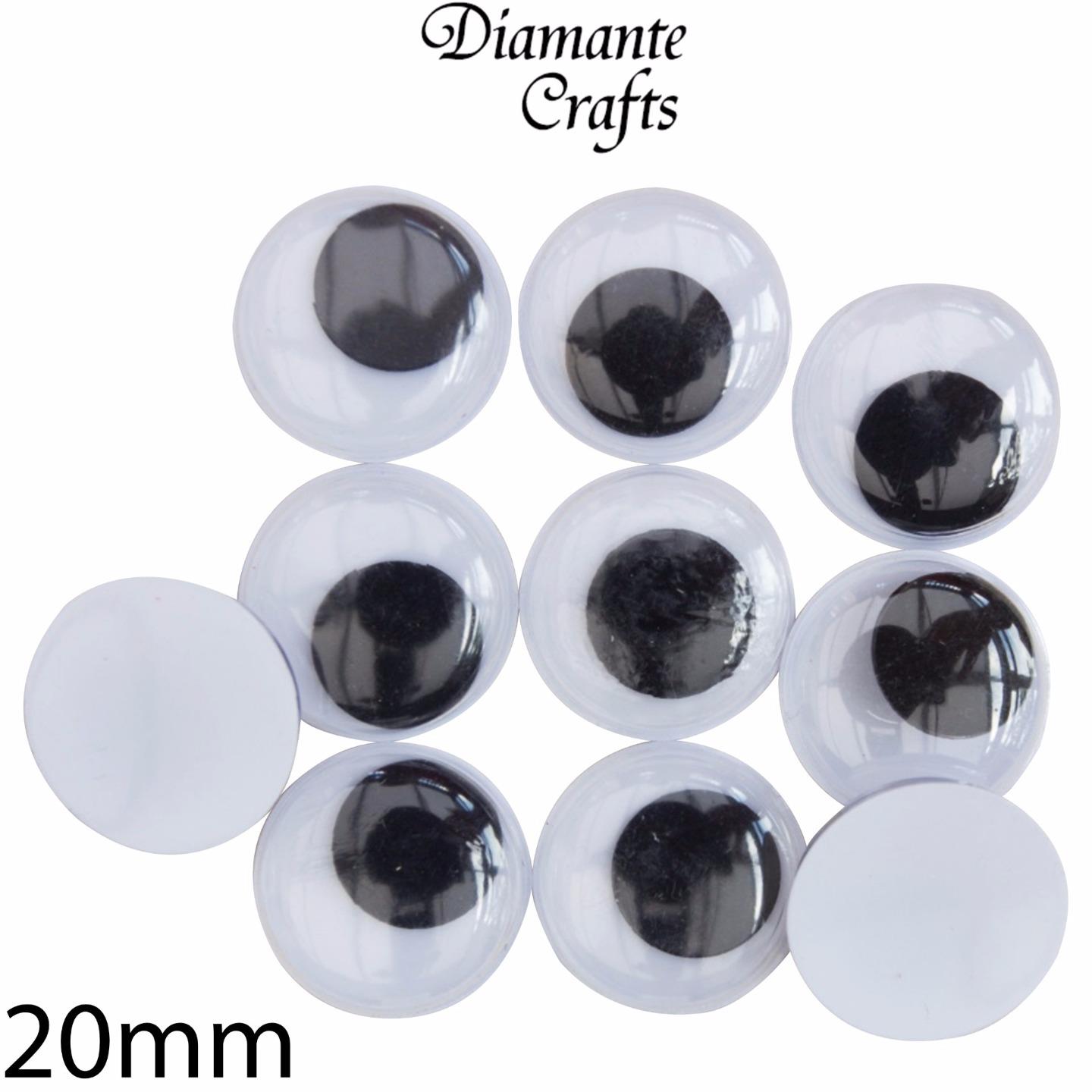 Googly Eyes Wiggle Woobly Craft Embellishment Google Choose Size from