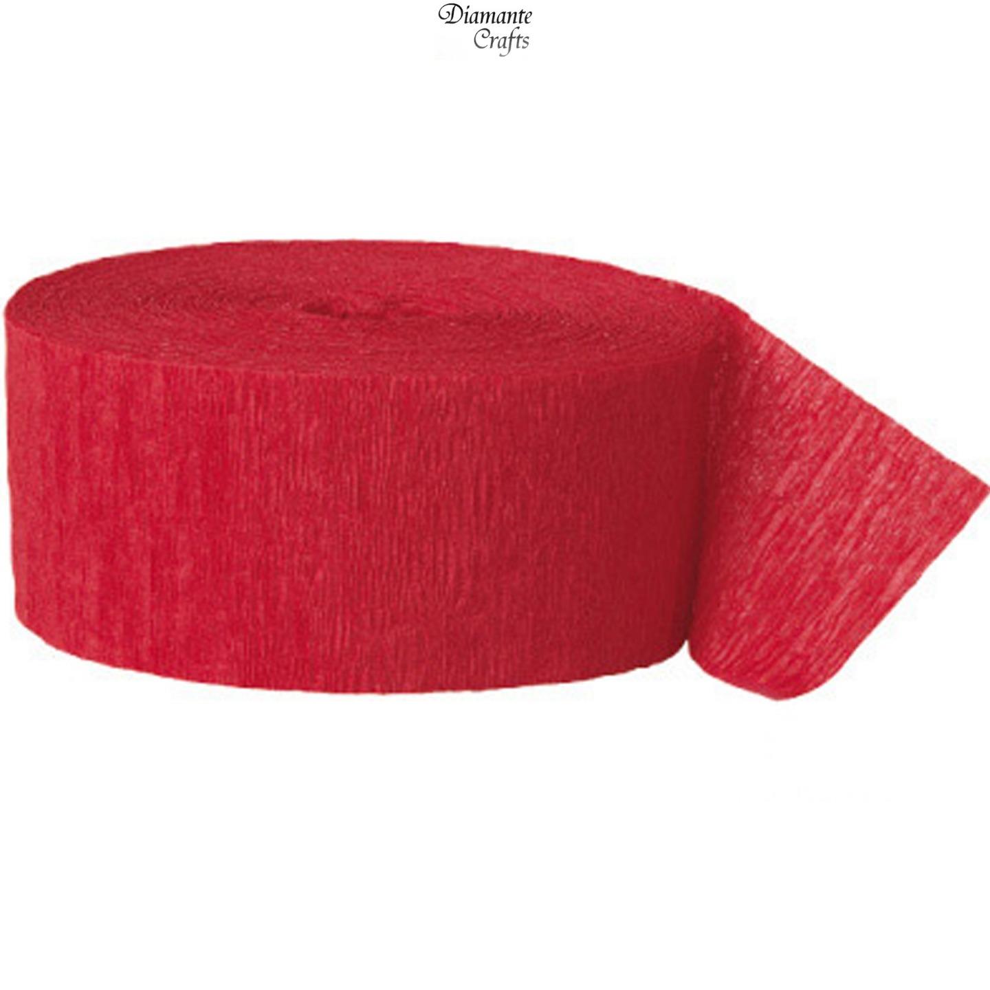 Crepe Paper Rolls 81ft Streamer Party Decoration Bunting 24 metres