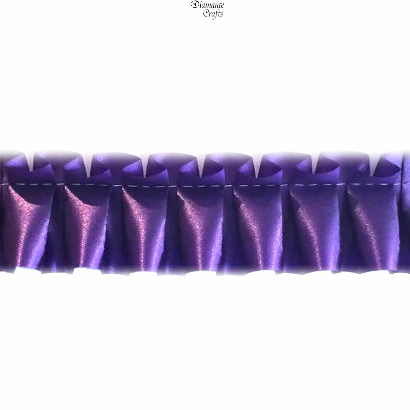 Pre Pleated Florist Poly Waterproof Ribbon Trim 50mm Choose Length 11