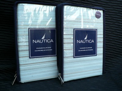 Unique Duvet Covers on 10pc Nautica Aqua Blue Brown Duvet Cover Set Queen   Ebay
