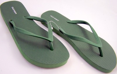 olive green flip flops old navy