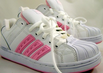 Adidas Shoes  Kids on Adidas Kids Shoes El Segundo K White Sneakers Sz 4 5   Ebay