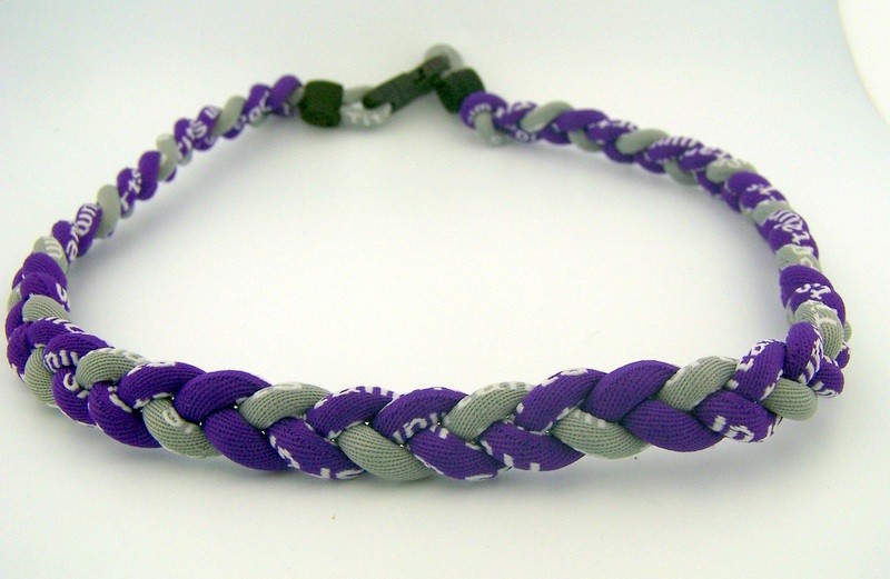 20" Tornado Titanium Baseball Softball Energy Braided Sport Necklace