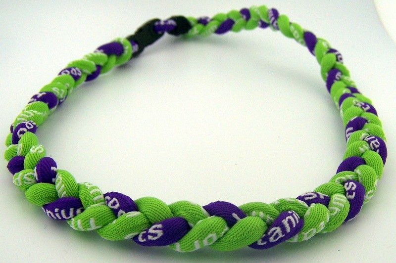 20" Tornado Titanium Baseball Softball Energy Braided Sport Necklace