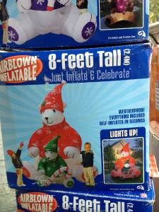 gemmy polar bear inflatable