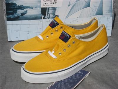 Sperry Deck Shoe on Mens Sperry Top Sider Canvas Deck Shoes Sz 8 5 9 M Ebay
