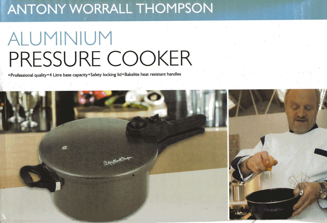 NEW Anthony Worral Thompson 4ltr Pressure Cooker (bnib)