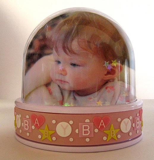 Personalised Baby Boy Or Baby Girl Snow Globe eBay
