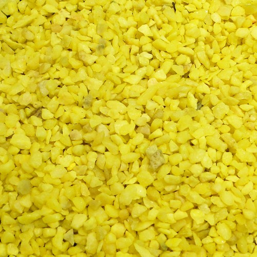 Aquarium Fish Tank Gravel / Sand Multiple Sizes- Yellow