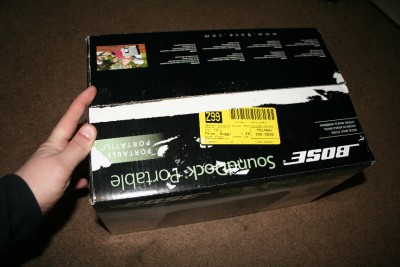 Portable Audiovideo on Bose Sounddock Portable Audio Dock Nib   Ebay
