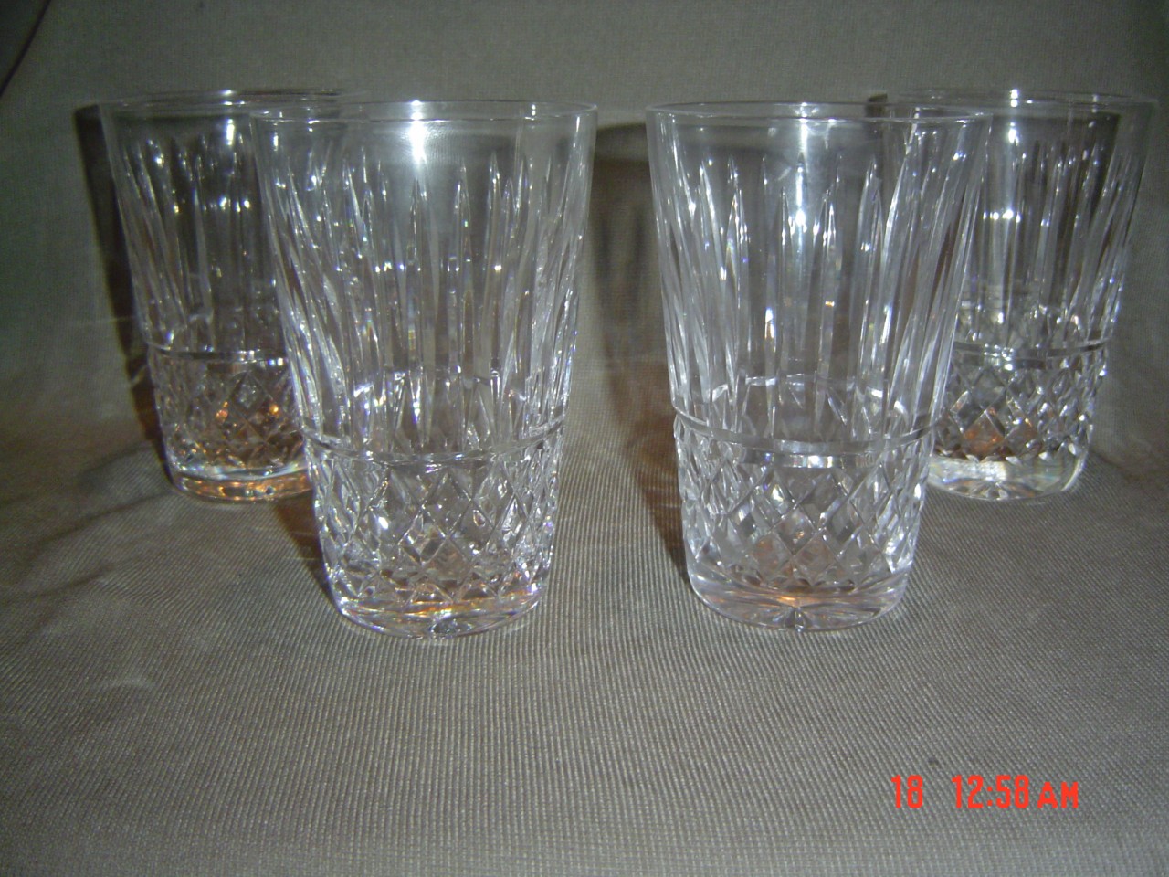 SET OF 4 WATERFORD TRAMORE 10 OZ TUMBLERS