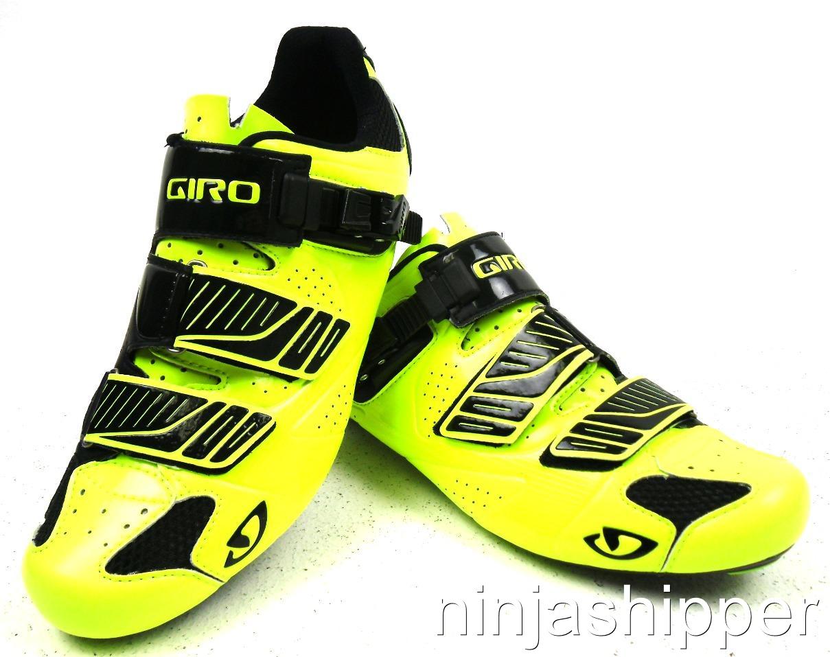 giro orange cycling shoes