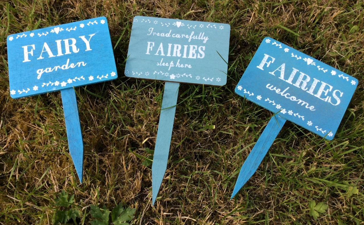 Fairy Sign Fairies Sleep Here Fairy Garden Fairies Welcome Garden Plaque Signs - Picture 10 of 13