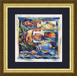 KOI FISH cross stitch pattern