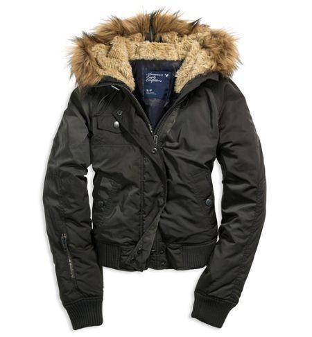 ... American Eagle AE Rare Fur Bomber Hooded Winter Zip Jacket Military S ... American Eagle AE Rare Fur Bomber Hooded Winter Zip Jacket Military S