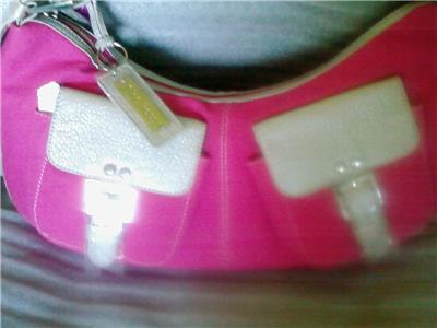 Vegan Bags Designer on Vegan Handbag Cleo Roos Fushia Silver Hobo Style 75 Ebay