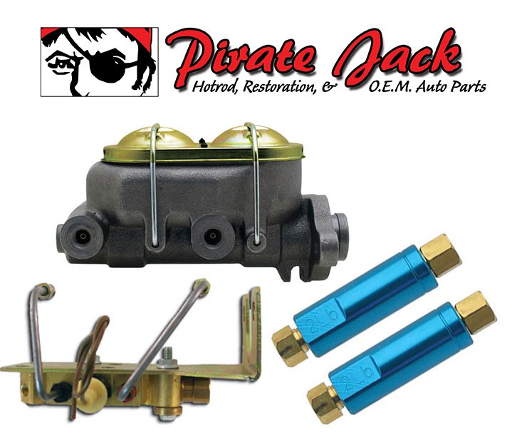11/8" Bore Master Cylinder W/ Proportioning Valve Under Floor Mount