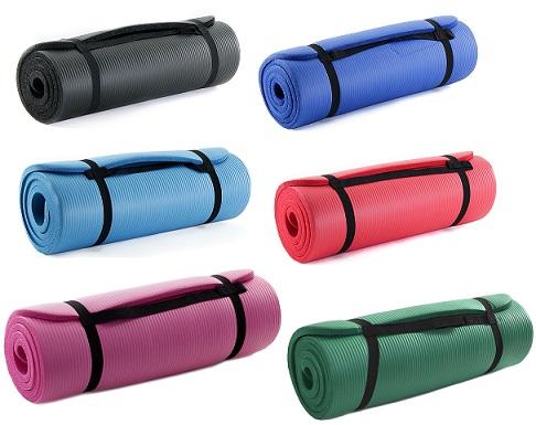 1 2 inch extra thick exercise yoga mat