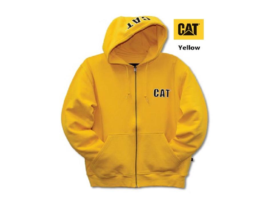 MENS CATERPILLAR CAT® FULL ZIP FRONT HOODIE JACKET *NEW eBay