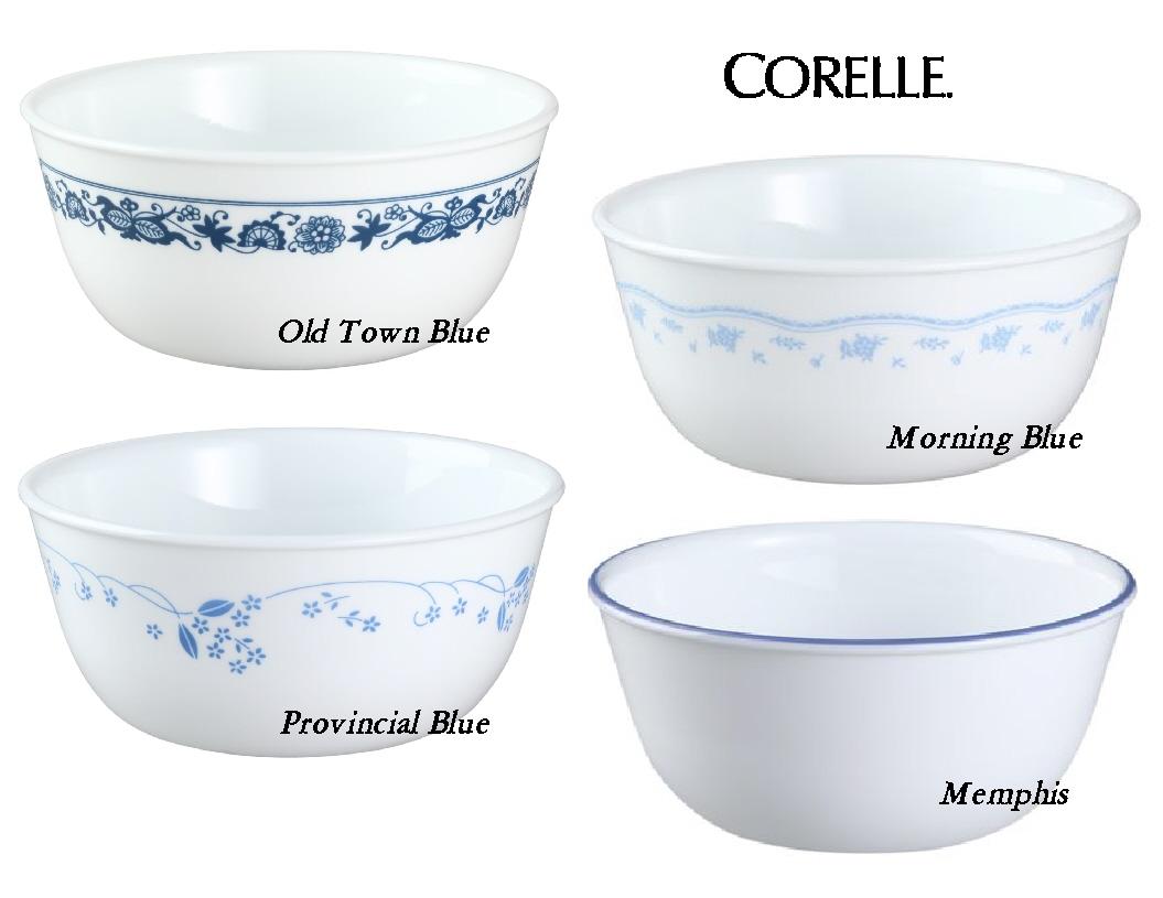 Corelle 28oz Soup Bowl Choices Provincial Old Town Morning Blue Memphis