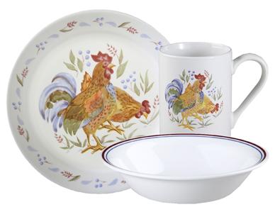 corelle chicken plates