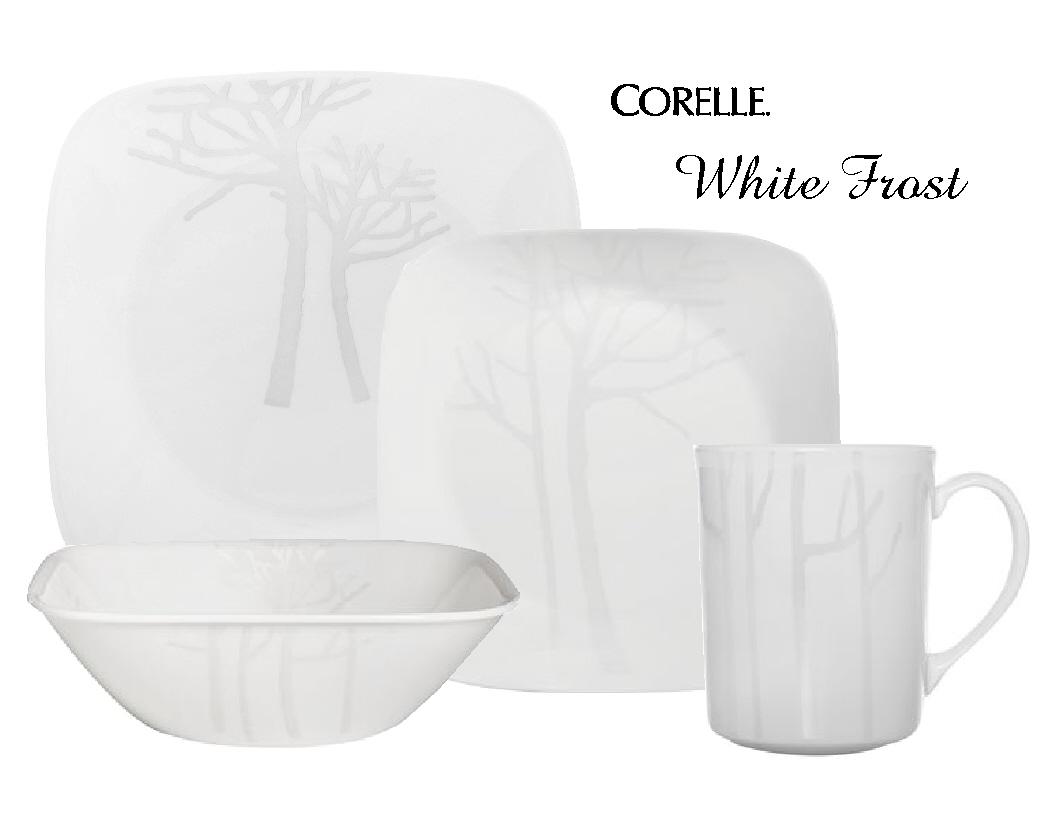 corelle 12 piece winter frost white