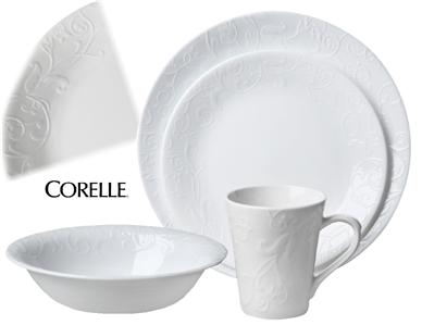 16 pc CORELLE Boutique BELLA FAENZA Dinnerware Set OLD