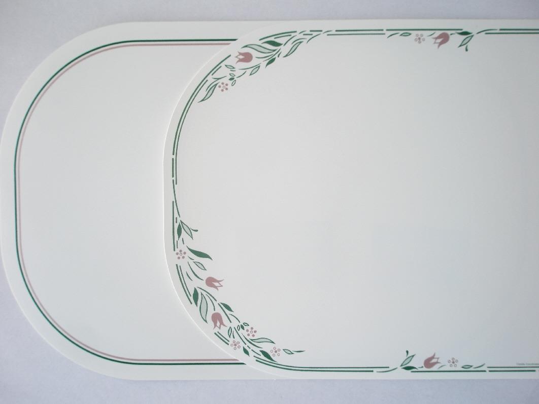 6 CORELLE Reversible Kitchen PLACEMATS Flmbsy Vinyl Microban *CHOICE of