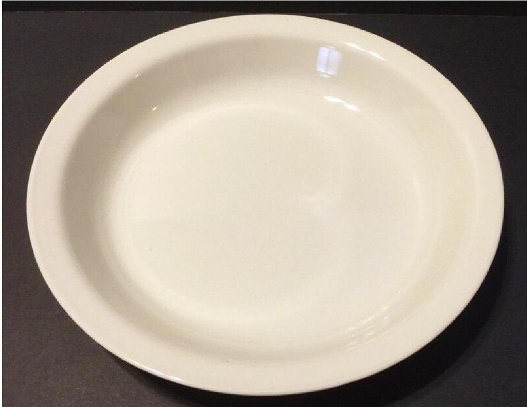 1 Corelle SANDSTONE Flat Rimmed 10 1/4" PIE PLATE Serving Pasta Bowl