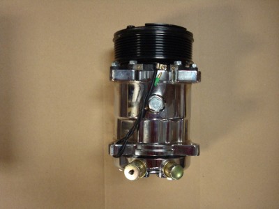 Kellogg American  Compressor Model on 508 12v Air Compressor 134a Chrome Serpentine   Ebay