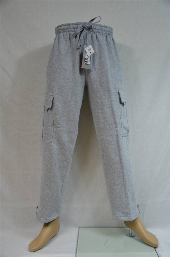 pro club men's cargo sweatpants
