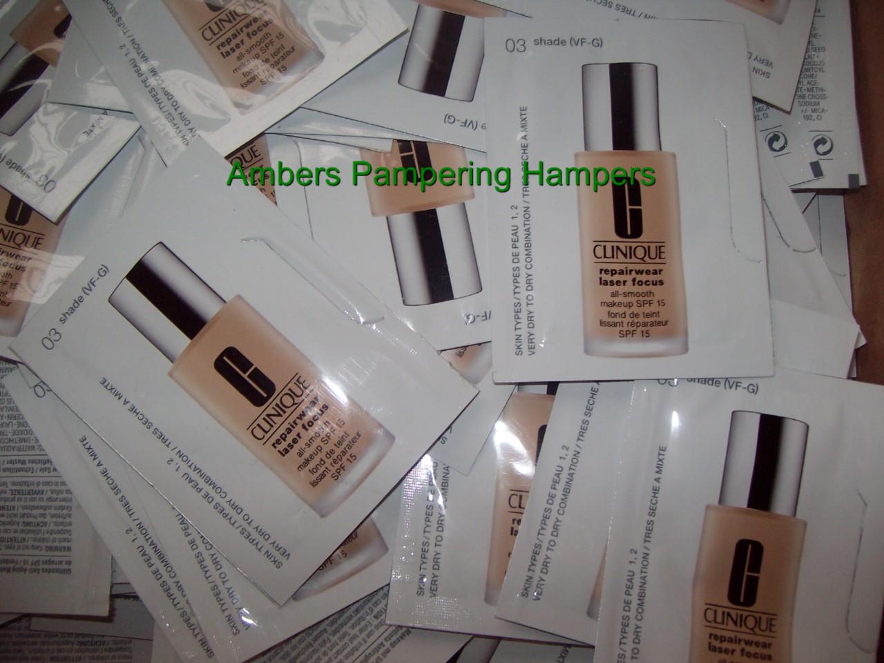 CLINIQUE repairwear laser focus all smooth makeup foundation sachets