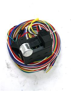 NEW UNIVERSAL 12 CIRCUIT WIRE HARNESS WIRING KIT HOT ROD RAT ROD STREET ROD