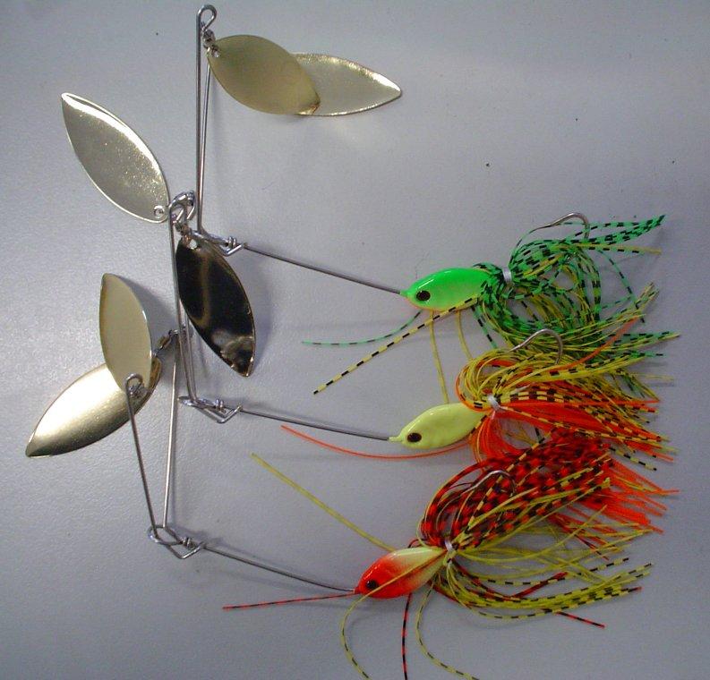 3 Dual ARM Spinner Bait COD Lure Brand NEW Fishing Lures 4 Bass COD