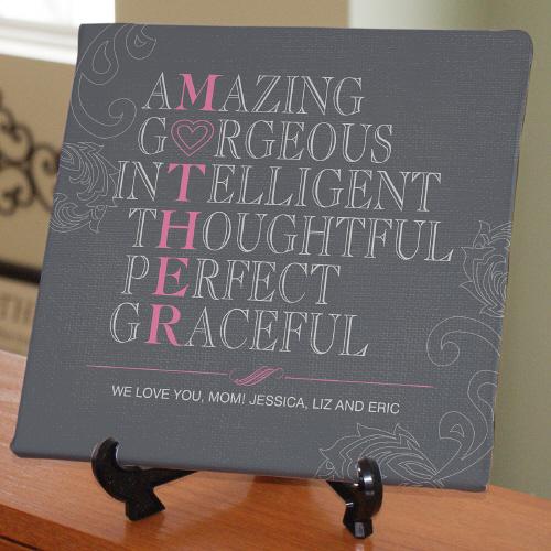 Personalized Mothers Day Wall Canvas Mothers Day Gift Custom Art Mom Wall Decor eBay