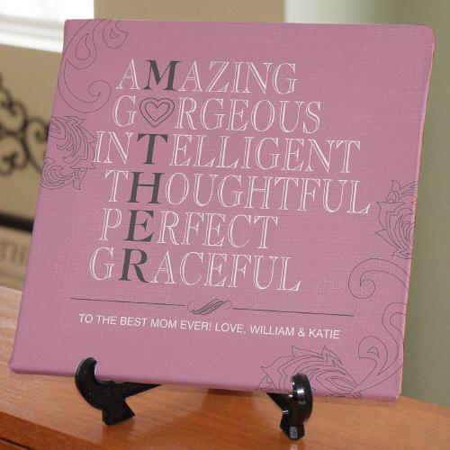 Personalized Mothers Day Wall Canvas Mothers Day Gift Custom Art Mom Wall Decor eBay