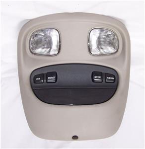99 2004 Jeep Grand Cherokee Overhead Console Info Center