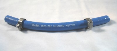 5/8" ID SILICONE HEATER HOSE 1 foot with 2 liner clamps